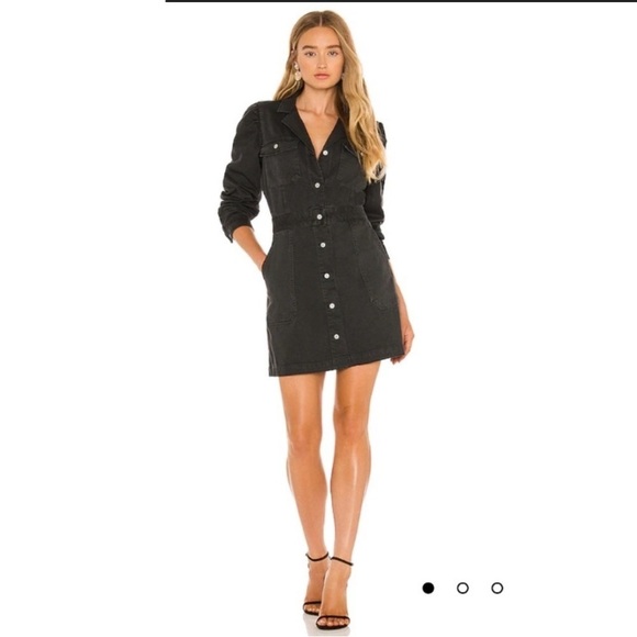 Rails Lisette Black Denim Dress New with Tags - Picture 1 of 16